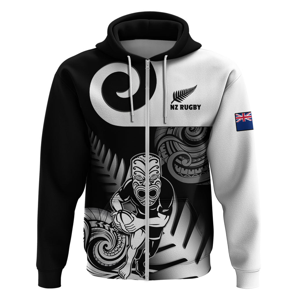 New Zealand Silver Fern Rugby Hoodie Go Champions NZ All Black Maori Koru LT14 - Polynesian Pride