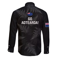 New Zealand Silver Fern Rugby Family Matching Off Shoulder Short Dress and Hawaiian Shirt 2023 Go Aotearoa Champions World Cup LT14 - Polynesian Pride