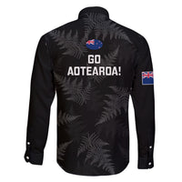 New Zealand Silver Fern Rugby Family Matching Short Sleeve Bodycon Dress and Hawaiian Shirt 2023 Go Aotearoa Champions World Cup LT14 - Polynesian Pride