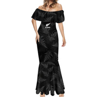 New Zealand Silver Fern Rugby Mermaid Dress 2023 Go Aotearoa Champions World Cup LT14 - Polynesian Pride