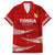 Tonga Rugby Hawaiian Shirt 2023 Ikale Tahi Tongan Ngatu Pattern LT14 Red - Polynesian Pride