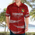 Tonga Rugby Hawaiian Shirt 2023 Ikale Tahi Tongan Ngatu Pattern LT14 - Polynesian Pride