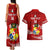 Custom Tonga Rugby Couples Matching Tank Maxi Dress and Hawaiian Shirt 2023 Ikale Tahi Tongan Ngatu Pattern LT14 - Polynesian Pride