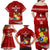 Custom Tonga Rugby Family Matching Off Shoulder Maxi Dress and Hawaiian Shirt 2023 Ikale Tahi Tongan Ngatu Pattern LT14 - Polynesian Pride