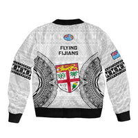 Fiji Rugby Bomber Jacket 2023 Go Champions World Cup Fijian Tapa Pattern LT14 - Polynesian Pride