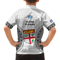 Fiji Rugby Kid Hawaiian Shirt 2023 Go Champions World Cup Fijian Tapa Pattern LT14 - Polynesian Pride