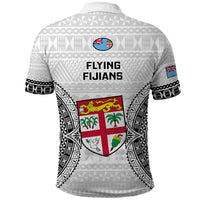 Fiji Rugby Polo Shirt 2023 Go Champions World Cup Fijian Tapa Pattern LT14 - Polynesian Pride