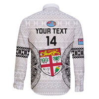 Custom Fiji Rugby Family Matching Off Shoulder Maxi Dress and Hawaiian Shirt 2023 Go Champions World Cup Fijian Tapa Pattern LT14 - Polynesian Pride