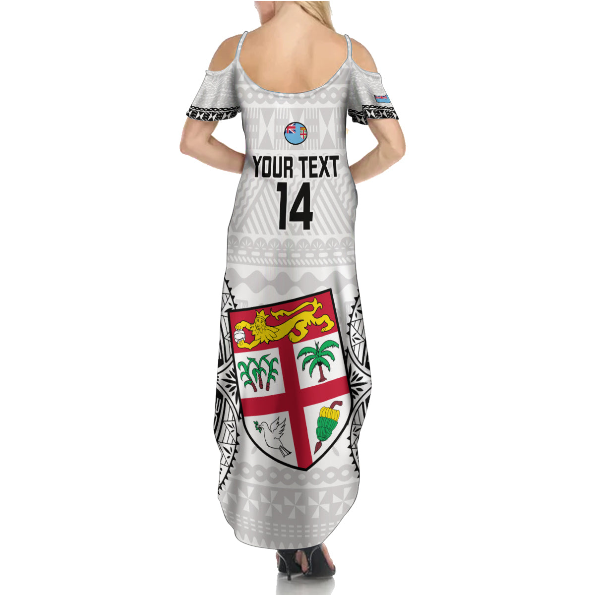 Custom Fiji Rugby Summer Maxi Dress 2023 Go Champions World Cup Fijian Tapa Pattern LT14 - Polynesian Pride