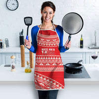 Mate Ma'a Tonga 2026 Rugby Apron Go Champions Tongan Ngatu Pattern LT14 - Polynesian Pride