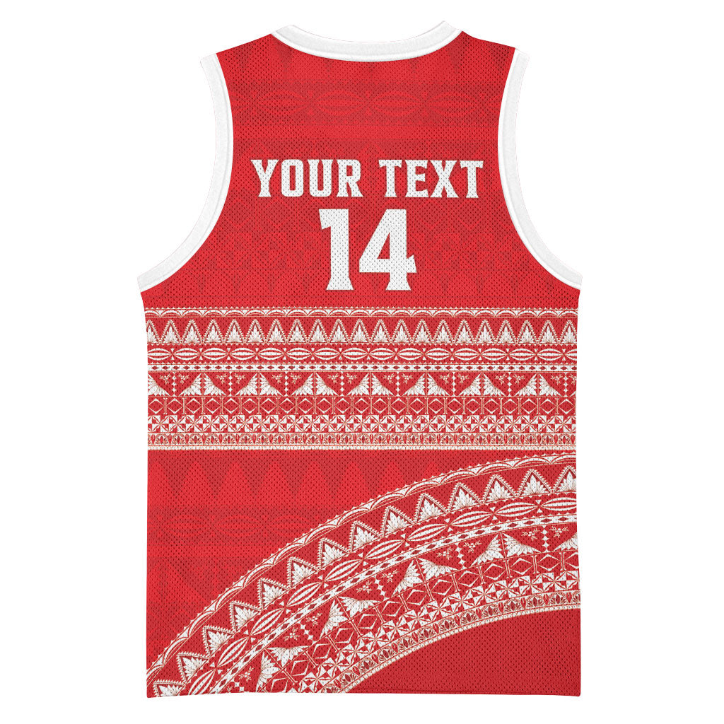 Mate Ma'a Tonga 2026 Rugby Custom Basketball Jersey Go Champions Tongan Ngatu Pattern LT14 - Polynesian Pride
