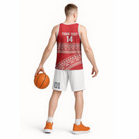 Mate Ma'a Tonga 2026 Rugby Custom Basketball Jersey Go Champions Tongan Ngatu Pattern LT14 - Polynesian Pride