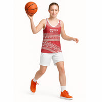 Mate Ma'a Tonga 2026 Rugby Custom Basketball Jersey Go Champions Tongan Ngatu Pattern LT14 - Polynesian Pride