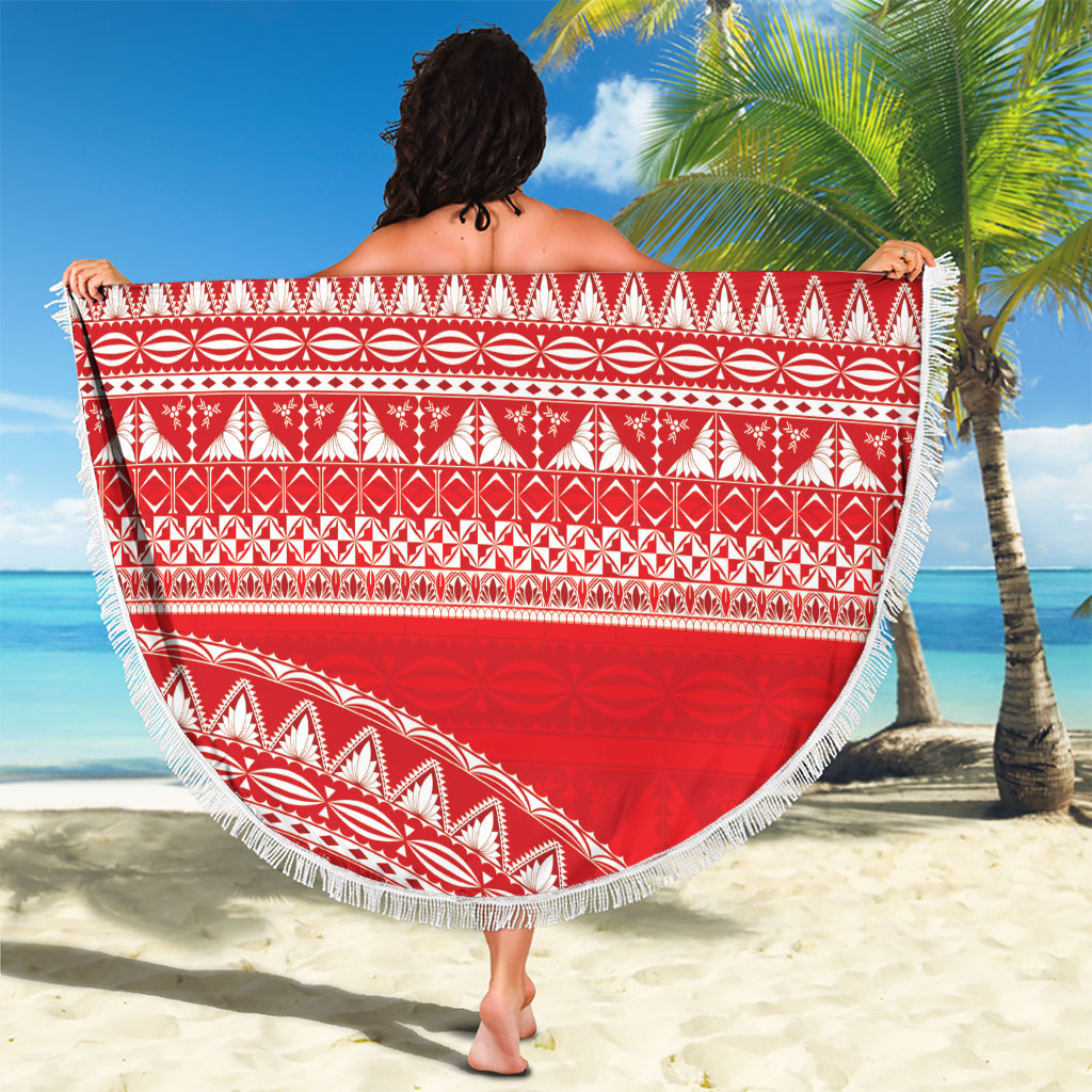 Mate Ma'a Tonga 2026 Rugby Beach Blanket Go Champions Tongan Ngatu Pattern LT14 - Polynesian Pride
