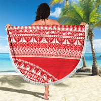 Mate Ma'a Tonga 2026 Rugby Beach Blanket Go Champions Tongan Ngatu Pattern LT14 - Polynesian Pride