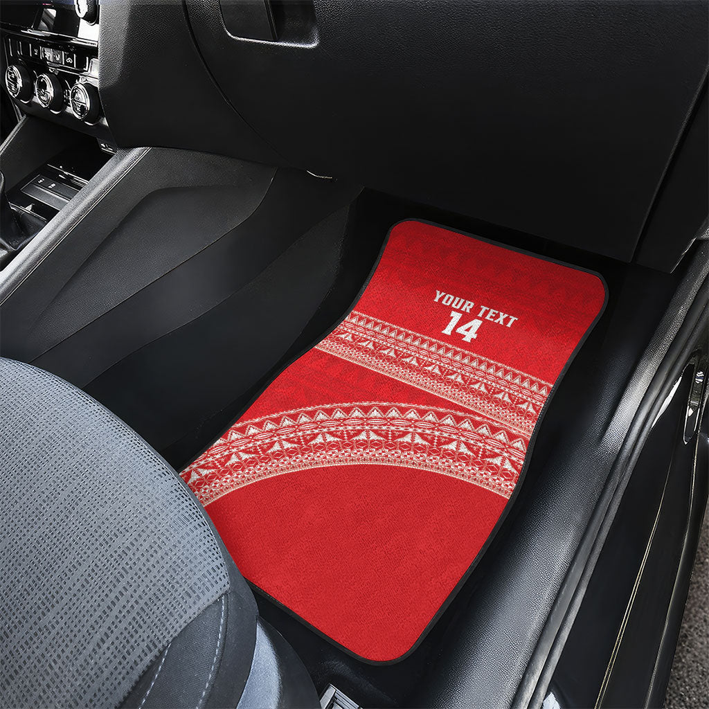 Mate Ma'a Tonga 2026 Rugby Custom Car Mats Go Champions Tongan Ngatu Pattern LT14 - Polynesian Pride