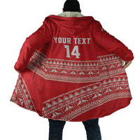 Mate Ma'a Tonga 2026 Rugby Custom Cloak Go Champions Tongan Ngatu Pattern LT14 - Polynesian Pride