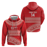 Mate Ma'a Tonga 2026 Rugby Custom Hoodie Go Champions Tongan Ngatu Pattern LT14 - Polynesian Pride