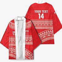 Mate Ma'a Tonga 2026 Rugby Custom Kimono Go Champions Tongan Ngatu Pattern LT14 - Polynesian Pride
