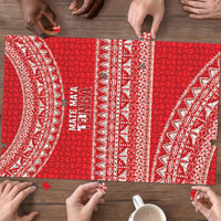 Mate Ma'a Tonga 2026 Rugby Puzzle Go Champions Tongan Ngatu Pattern LT14 - Polynesian Pride