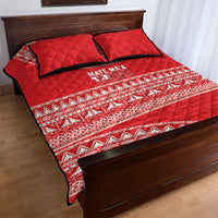 Mate Ma'a Tonga 2026 Rugby Quilt Bed Set Go Champions Tongan Ngatu Pattern LT14 - Polynesian Pride