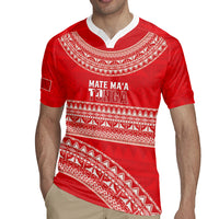 Mate Ma'a Tonga 2026 Rugby Custom Rugby Jersey Go Champions Tongan Ngatu Pattern LT14 - Polynesian Pride