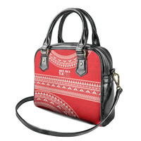 Mate Ma'a Tonga 2026 Rugby Shoulder Handbag Go Champions Tongan Ngatu Pattern LT14 - Polynesian Pride