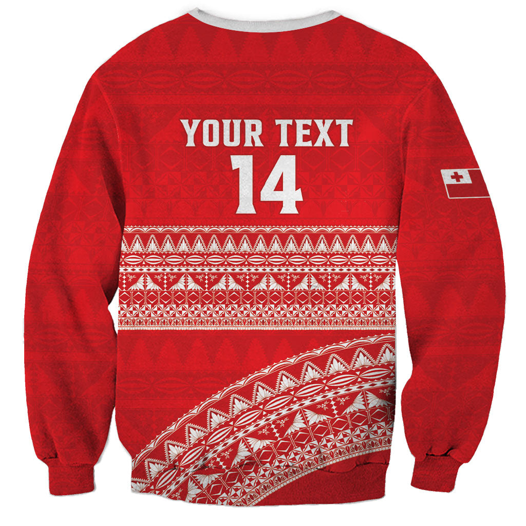 Mate Ma'a Tonga 2026 Rugby Custom Sweatshirt Go Champions Tongan Ngatu Pattern LT14 - Polynesian Pride