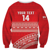 Mate Ma'a Tonga 2026 Rugby Custom Sweatshirt Go Champions Tongan Ngatu Pattern LT14 - Polynesian Pride