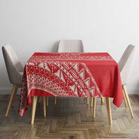 Mate Ma'a Tonga 2026 Rugby Tablecloth Go Champions Tongan Ngatu Pattern LT14 - Polynesian Pride
