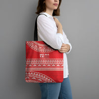 Mate Ma'a Tonga 2026 Rugby Tote Bag Go Champions Tongan Ngatu Pattern LT14 - Polynesian Pride