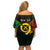 Personalised Vanuatu Family Day Off Shoulder Short Dress Happy 26 December Vanuatuan Pig Tusk LT14 - Polynesian Pride