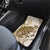 Brown And White Hawaii Chameleon Car Mats Plumeria Polynesian Tribal Art