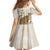 Brown And White Hawaii Chameleon Family Matching Puletasi and Hawaiian Shirt Plumeria Polynesian Tribal Art