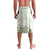 Green And White Hawaii Chameleon Lavalava Plumeria Polynesian Tribal Art