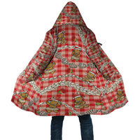 Red Palaka Hawaii Mele Kalikimaka Cloak Ohia Lehua Shell Leis Funny Gingerbread Santa - Polynesian Pride