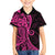 Pink Polynesia Paisley Hawaiian Shirt Polynesian With Tropical Flowers LT14 - Polynesian Pride