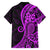 Polynesia Paisley Family Matching Long Sleeve Bodycon Dress and Hawaiian Shirt Polynesian With Tropical Flowers - Purple LT14 - Polynesian Pride