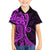Polynesia Paisley Family Matching Puletasi Dress and Hawaiian Shirt Polynesian With Tropical Flowers - Purple LT14 Son's Shirt Purple - Polynesian Pride