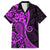 Polynesia Paisley Hawaiian Shirt Polynesian With Tropical Flowers - Purple LT14 Purple - Polynesian Pride