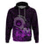 Purple Talofa Samoa Hoodie Samoan Kava Bowl Siapo Pattern LT14 Pullover Hoodie Purple - Polynesian Pride