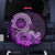 Purple Talofa Samoa Spare Tire Cover Samoan Kava Bowl Siapo Pattern LT14 Purple - Polynesian Pride