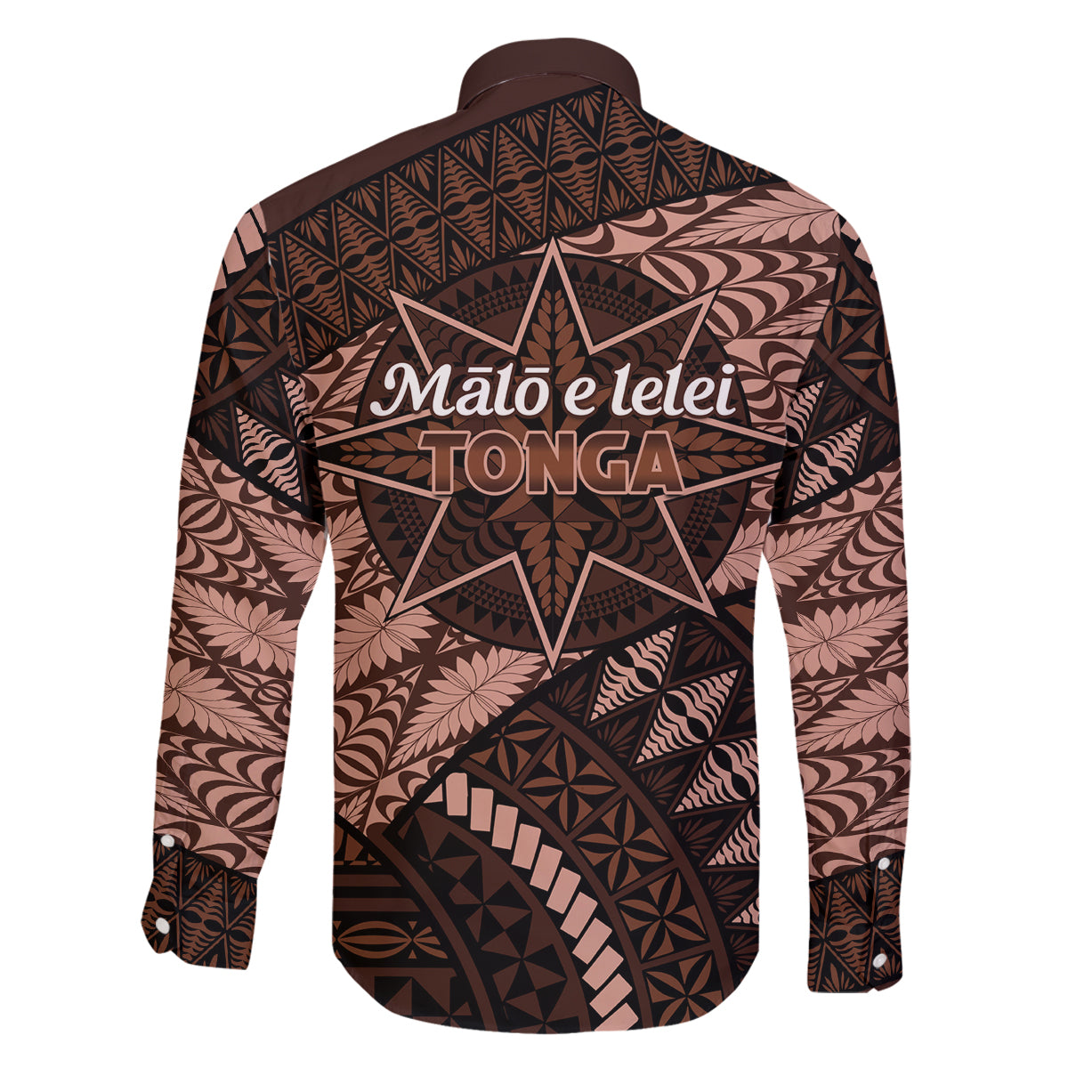 Malo e lelei Tonga Family Matching Tank Maxi Dress and Hawaiian Shirt Tongan Ngatu Pattern Vintage Vibes LT14 - Polynesian Pride