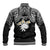 Ekamowir Omo Nauru Baseball Jacket Naoero Twelve-pointed Star Polynesian Tattoo