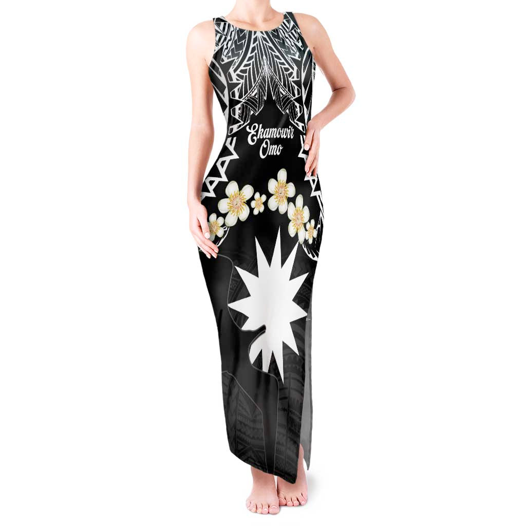 Ekamowir Omo Nauru Tank Maxi Dress Naoero Twelve-pointed Star Polynesian Tattoo