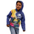 Nauru Independence Day Kid Hoodie Coat Of Arms With Tropical Flowers