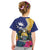 Nauru Independence Day Kid T Shirt Coat Of Arms With Tropical Flowers