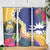 Nauru Independence Day Skinny Tumbler Coat Of Arms With Tropical Flowers