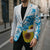 New Zealand Autism Awareness Month Blazer Takiwatanga Maori Lizard With Sunflower - Polynesian Pride