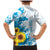 New Zealand Autism Awareness Month Family Matching Mermaid Dress and Hawaiian Shirt Takiwatanga Maori Lizard With Sunflower